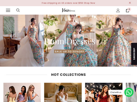 'viniodresses.com' screenshot