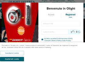 'olightstore.it' screenshot