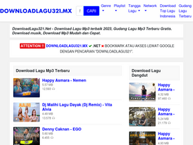 'downloadlagu321.net' screenshot