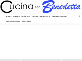 'cucinaconbenedetta.com' screenshot