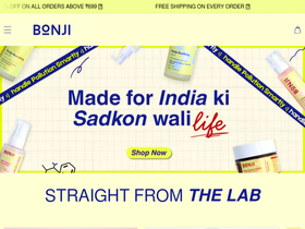 bonji.in homepage screenshot