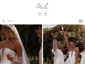 'madewithlovebridal.com' screenshot