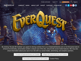 'daybreakgames.com' screenshot