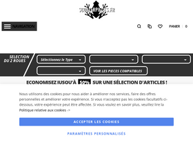 'scooterpieces.fr' screenshot