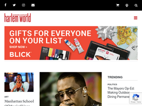 'harlemworldmagazine.com' screenshot