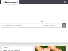 'service-bw.de' screenshot