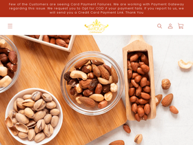 aarkaycelebrations.com homepage screenshot