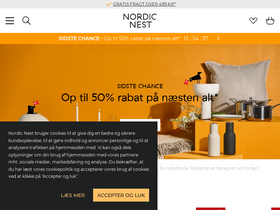 'nordicnest.dk' screenshot