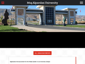 'alparslan.edu.tr' screenshot
