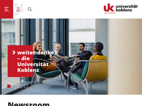 'uni-koblenz.de' screenshot