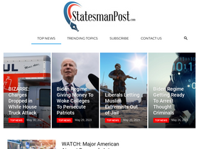 'statesmanpost.com' screenshot