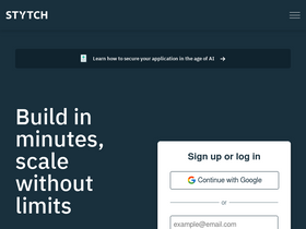'stytch.com' screenshot