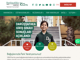 'darussafaka.org' screenshot