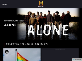 'history.ca' screenshot