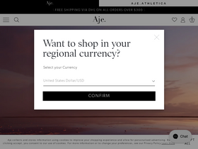 'ajeworld.com' screenshot