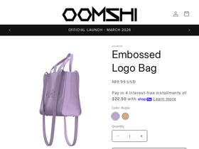 oomshi.com homepage screenshot