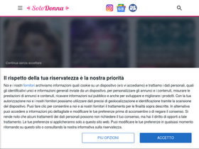 'solodonna.it' screenshot