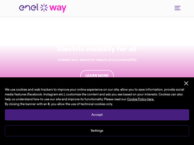 'enelxway.com' screenshot