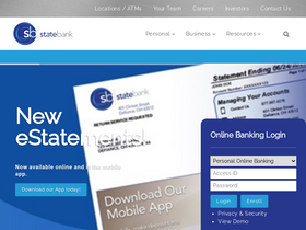 'yourstatebank.com' screenshot