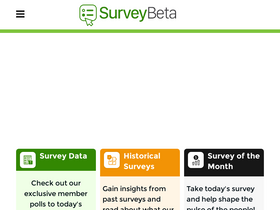 'surveybeta.com' screenshot