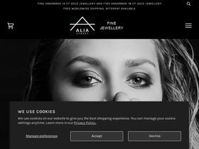 aliasydney.com homepage screenshot