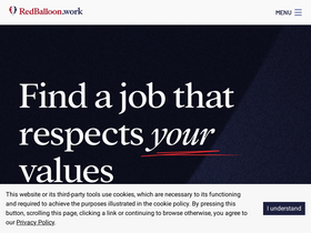 'redballoon.work' screenshot