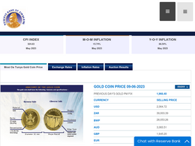 'rbz.co.zw' screenshot