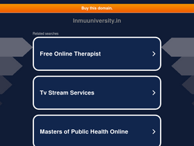 'lnmuuniversity.in' screenshot