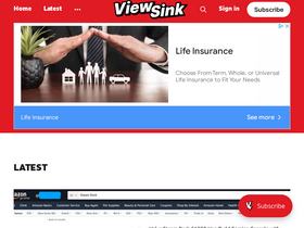 'viewsink.com' screenshot