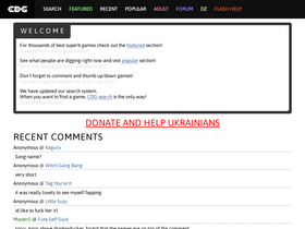 'comdotgame.com' screenshot