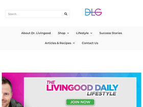 'drlivingood.com' screenshot