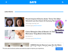 'says.com' screenshot