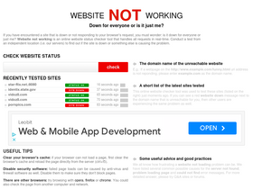 'websitenotworking.com' screenshot