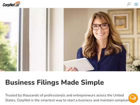 'corpnet.com' screenshot