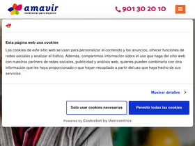 'amavir.es' screenshot