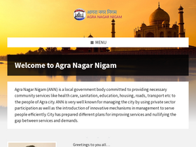 'nagarnigamagra.com' screenshot