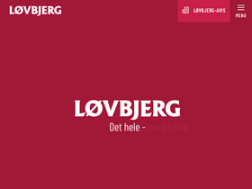 'lovbjerg.dk' screenshot