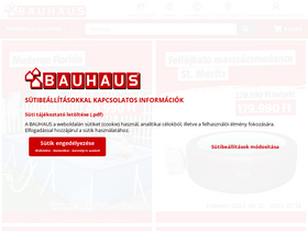 'bauhaus.hu' screenshot