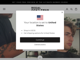 'regalgentleman.com' screenshot