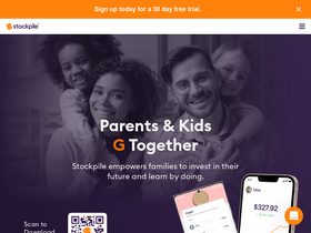 'stockpile.com' screenshot