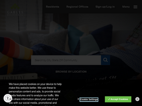 'gables.com' screenshot