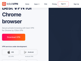 '1clickvpn.net' screenshot
