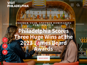 'visitphilly.com' screenshot