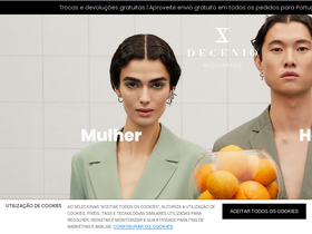 'decenio.com' screenshot