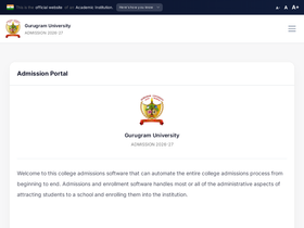 gurugramuniversityadm.samarth.edu.inトラフィック分析、ランキング、オーディエンス[6月 2026