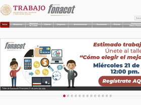 'citasb.fonacot.gob.mx' screenshot