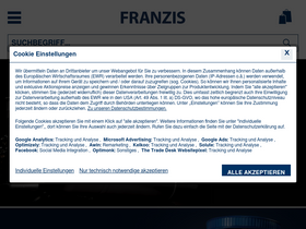 'franzis.de' screenshot