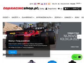 'topracingshop.pl' screenshot