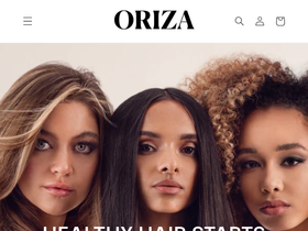 orizahair.com homepage screenshot