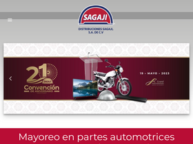 'sagaji.com.mx' screenshot